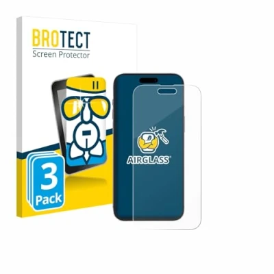 Abbildung von BROTECT Schutzglas für Apple iPhone 14 Pro Max (3 Stück) Schutzfolie Panzer Folie Glas [Extrem Kratzfest 9H, Anti Fingerprint, Ultra Transparent]