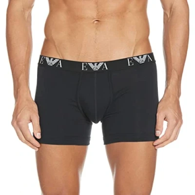 Abbildung von Emporio Armani Underwear Herren 2 Pack Boxer Essential Monogram Boxershorts, Weiß, XL (2er Pack)