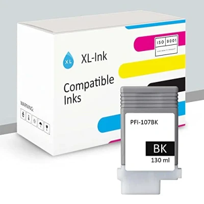 Abbildung von XL Ink Compatible Cartridge for Canon PFI 107BK Black Premium 130 ml
