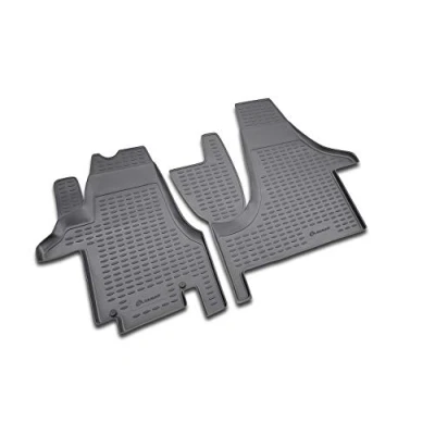 Abbildung von Element Passgenaue Premium 3D Gummimatten Fussmatten Designed für Volkswagen Transporter/Multivan/Caravelle, T5 T6, 2003 2024, 2 TLG.