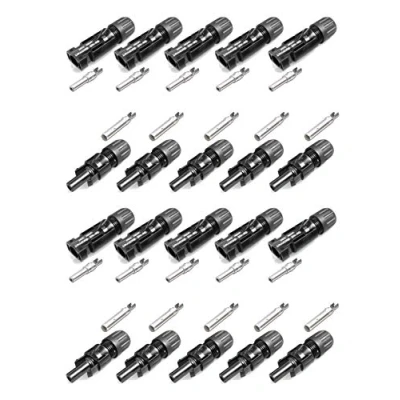 Abbildung von 10 Paar MC4 Stecker Buchse + 4 6 mm² Typ PV KBT4/6I