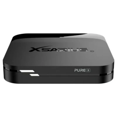Abbildung von Xsarius Pure 3 4K UHD Android 11 IP Receiver Schwarz (Dual WiFi, USB 3.0, LAN, HDMI)
