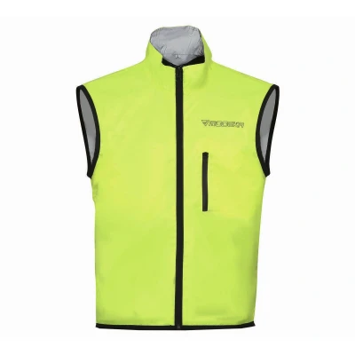 Abbildung von Modeka Motorradweste Double Eye Warnweste neongelb / silber 4XL