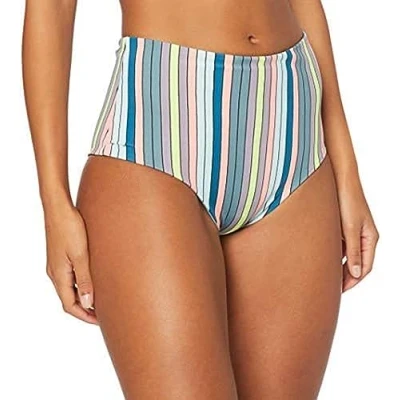 Abbildung von O&#039;Neill Damen PW Zanta Mix Bikini Hose, Schwarz All Over Print mit Grün, 40