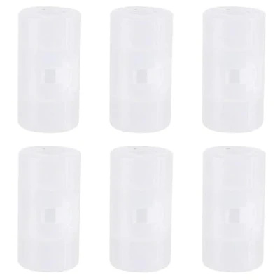 Abbildung von AEDIKO 6pcs AA to C Size Battery Adapter Converter Case Spacers Holder Transparent Plastic Protective Container