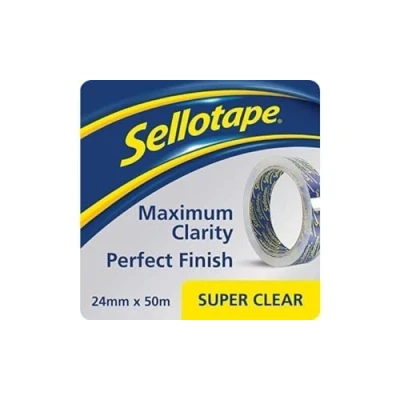 Abbildung von Sellotape Super Klebeband, 24 mm x 50 m, transparent