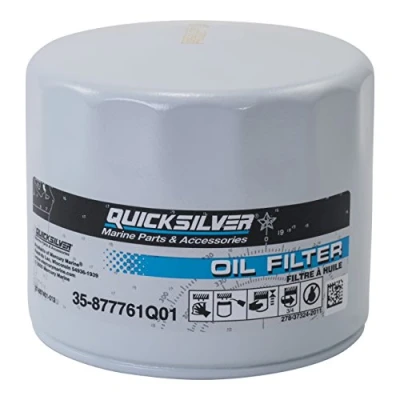Abbildung von Quicksilver 877761Q01 Ölfilter Mercury und Mariner Außenbordmotoren mit 75 PS bis 115 EFI 4 Takt 150 PS, Weiss