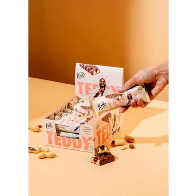 Abbildung von KoRo Protein Bar Deluxe Peanut Butter 12 x 55 g Extra viel nussige Füllung Hoher Proteingehalt Ideal für unterwegs