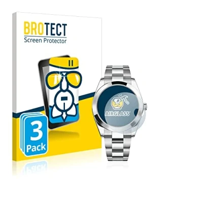 Abbildung von BROTECT Schutzglas für Rolex Datejust 41 (3 Stück) Schutzfolie Panzer Folie Glas [Extrem Kratzfest 9H, Anti Fingerprint, Ultra Transparent]