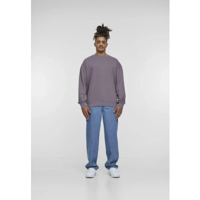 Abbildung von Urban Classics Herren Tb6663 light Terry Crew Sweater, Fadedpurple, XXL EU