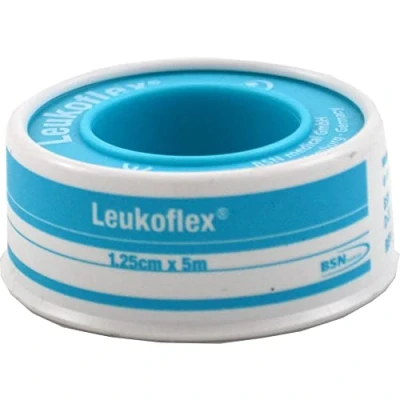 Abbildung von Leukoflex 5mx1,25cm 1121 Verbandpfl.