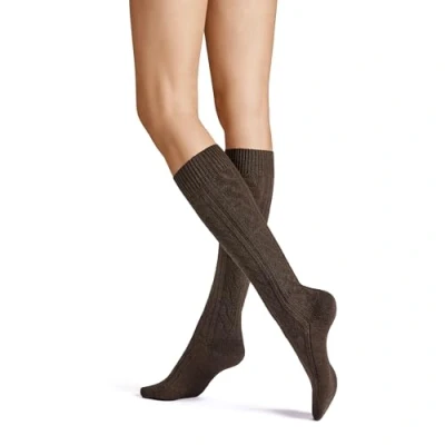 Abbildung von Hudson Kniestrümpfe Winter Plait (1 Paar) mit Zopf Muster