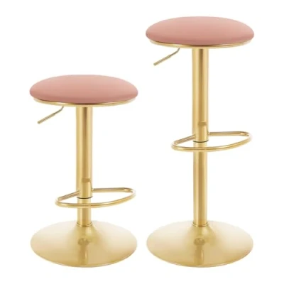 Abbildung von Woltu Drehhocker (2 St), ergonomischer 360 Barhocker höhenverstellbar