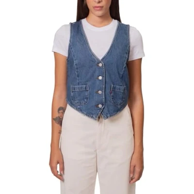 Abbildung von Levi&#039;s Tailored VEST Weste, Damen, Größe: Medium, Big yikes