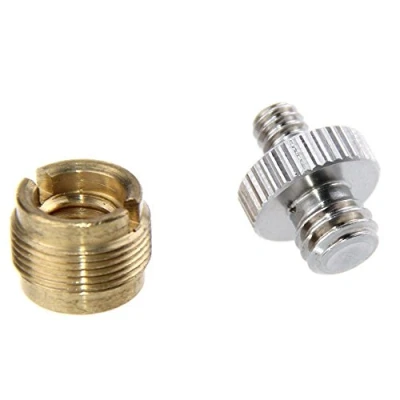 Abbildung von CAMVATE Mikrofon Stent Schraube 3/8&quot; 16 to 5/8&quot; 27 &amp;1/4&quot; 20 Gewinde Adapter