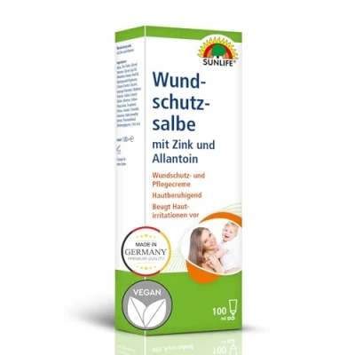 Abbildung von SUNLIFE Hautpflegegel SUNLIFE® Wundschutz Salbe 100 ml Zinksalbe Pflegecreme Hautschutz Haut