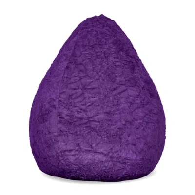 Abbildung von Lumaland Sitzsack Luxury Fluffy Gaming waschbar, Sitzkissen Bodenkissen weich 120L 60x45cm