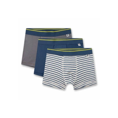 Abbildung von Sanetta Jungen Shorts (Dreierpack) Beige Hochwertige und nachhaltige Unterhose für aus Bio Baumwolle. Inhalt: 3er Set Unterwäsche 128