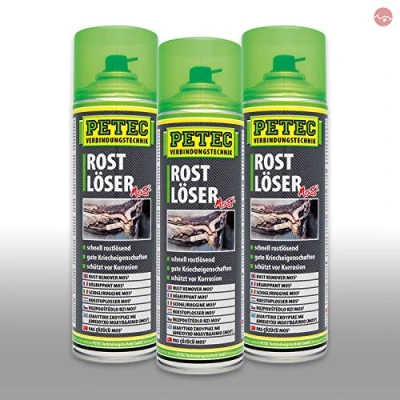 Abbildung von Petec_bundle 3X PETEC ROSTLÖSER MoS² Rostentferner Spraydose 500 ML 70050