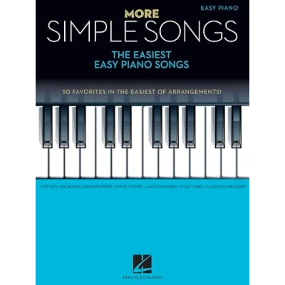 Abbildung von More Simple Songs: The Easiest Easy Piano Klavierpartitur, Sammelband für Klavier