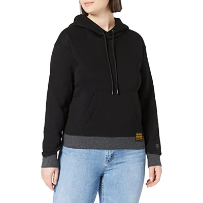 Abbildung von G STAR RAW Damen Premium Core Hooded Sweatshirt, Schwarz (dk black D17753 C235 6484), XS