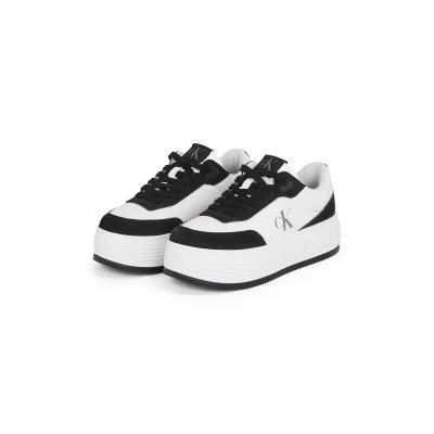 Abbildung von Calvin Klein Jeans BOLD LACE Sneaker low, Damen, Größe: 35, Bright white/black Schuhe