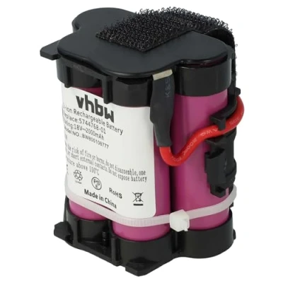 Abbildung von vhbw Akku kompatibel mit Husqvarna Automower 105, 308x, 305, 308 Rasenroboter Zubehör, Ersatzakku (2000mAh, 18V, Li Ion)