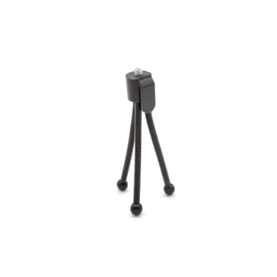 Abbildung von vhbw Mini Stativ für Kamera Dreibein Kamerastativ mit Klemmhalterung, 12 cm, Schwarz
