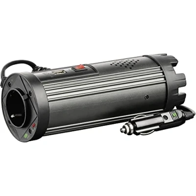 Abbildung von Voltcraft Wandler MSW 150 24 G W V/DC 230 V/AC modifizierte Sinuswelle, Dosenform für Getränkehalter