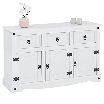 Abbildung von CARO Möbel Sideboard RURAL, Mexico Anrichte Kommode im Landhausstil Kiefer massiv