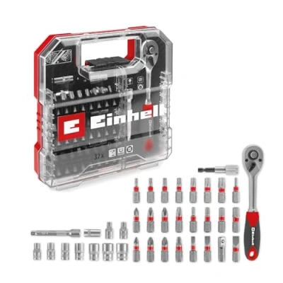 Abbildung von Einhell Bit Set Bitset L CASE Kassette 37 tlg LS, Set, St., Aufbewahrungsbox