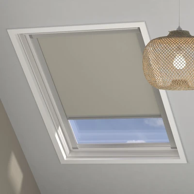 Abbildung von my home Dachfensterrollo &quot;Sky Rollo&quot;, verdunkelnd, energiesparend, mit Bohren, in Führungsschienen, Dachfenster Rollo Kassette und Seitenprofilen
