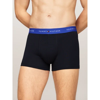 Abbildung von Tommy Hilfiger Trunk 3 PACK Panties, Herren, Größe: Large, Bright blue/deep crimson/deep rouge
