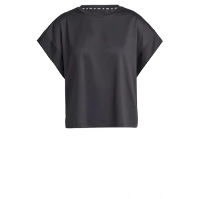 Abbildung von adidas Performance Studio Sport Tshirt Black grey six, Damen, Größe: Small, six