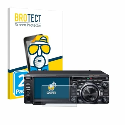 Abbildung von BROTECT Entspiegelungs Schutzfolie für Yaesu FT DX10 (2 Stück) Matte Displayschutz Folie, Anti Reflex, Fingerprint