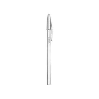 Abbildung von BIC 207063 Kugelschreiber Cristal Silver Medium Schwarz