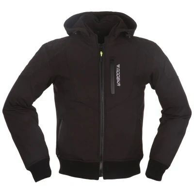 Abbildung von Modeka Clarke Motorrad Textiljacke (Black,XS)
