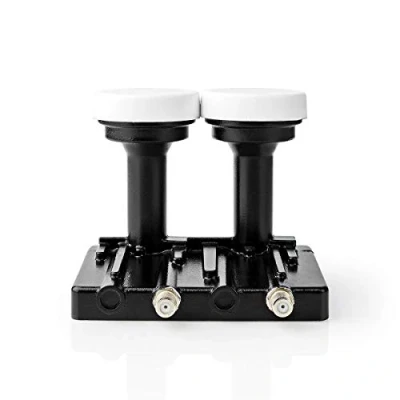 Abbildung von LNB Quad Monoblock 6,0 Ausgangsanschluss: 4X F Connector Rauschmaß Bereich: 0.85 dB Konversionsgewinn: 52 67 Schwarz Astra+ / Hotbird