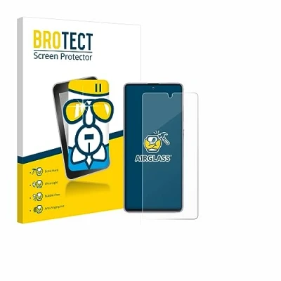 Abbildung von BROTECT Schutzglas für Samsung Galaxy Note 10 Lite Schutzfolie Panzer Folie Glas [Extrem Kratzfest 9H, Anti Fingerprint, Ultra Transparent]