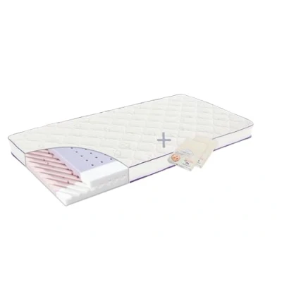 Abbildung von Träumeland SET Matratze Polarstern 70 x 140 + 2 Spannbettlaken Tencel beige