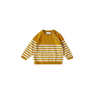 Abbildung von Stellou &amp; friends Strickpullover für Kinder, Größe: 62/68, Mustard