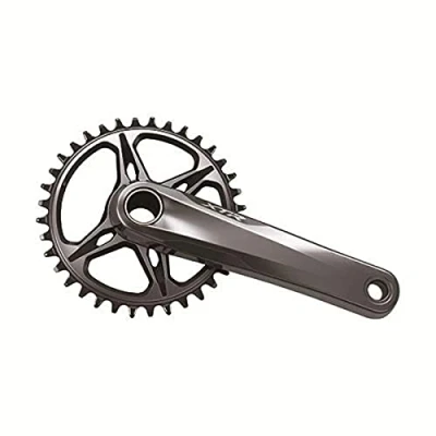 Abbildung von Shimano Unisex Erwachsene XTR Kurbelarmsatz, schwarz, 165 mm