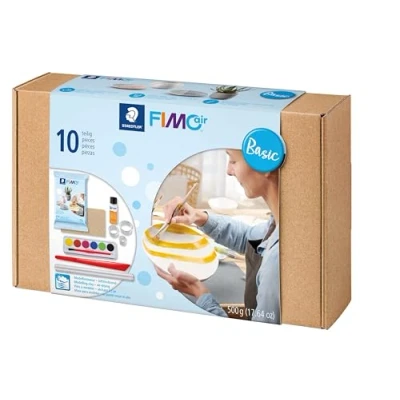 Abbildung von STAEDTLER Modelliermasse FIMO Air 81 Basic Bastelset Lufttrocknend