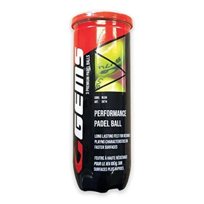 Abbildung von GEMS NL04 TUBO Padel Bälle x3 Gelb