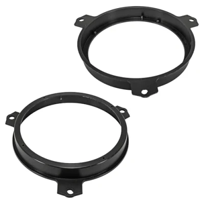 Abbildung von tomzz Audio 2808 000 Lautsprecherringe Adapter Halterungen kompatibel mit Citroen C1 Peugeot 108 Toyota Aygo Yaris RAV4 Subaru Outback Fronttür für 165mm DIN Lautsprecher