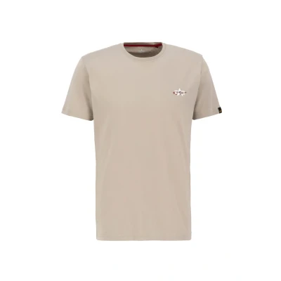 Abbildung von Alpha Industries Herren Signature Puff Print BP T, Vintage Sand, L