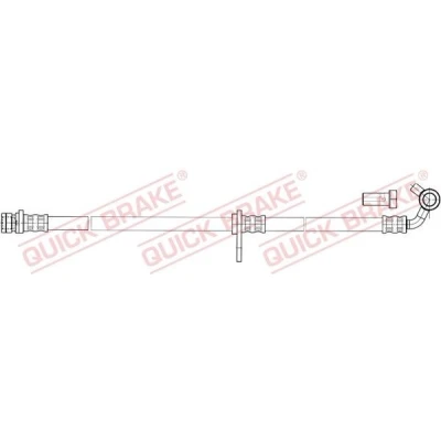 Abbildung von Bremsschlauch QUICK BRAKE 50.843X