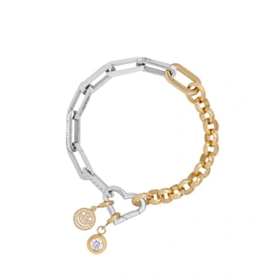 Abbildung von iXXXi Connect Verbundarmband Milou Silber 19.5cm, Edelstahl, Kein Edelstein