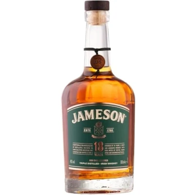 Abbildung von Jameson 18 Years Blended Irish Whiskey aus Ex Bourbon und Sherry Fässern Milder Irland 1 x 0,7 l