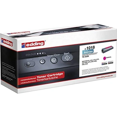 Abbildung von edding Toner EDD 1018 Magenta Reichweite 3500 Seiten Ersetzt Brother TN 325M